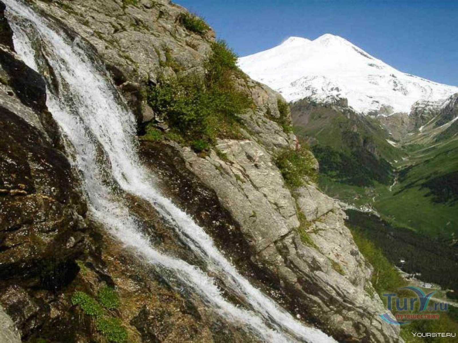 Кабардино Балкария водопад Терскол