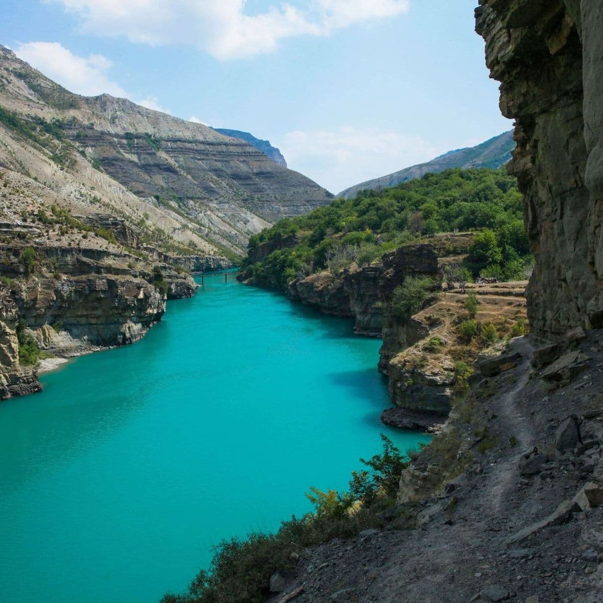 Каньон в Дагестане Сулак