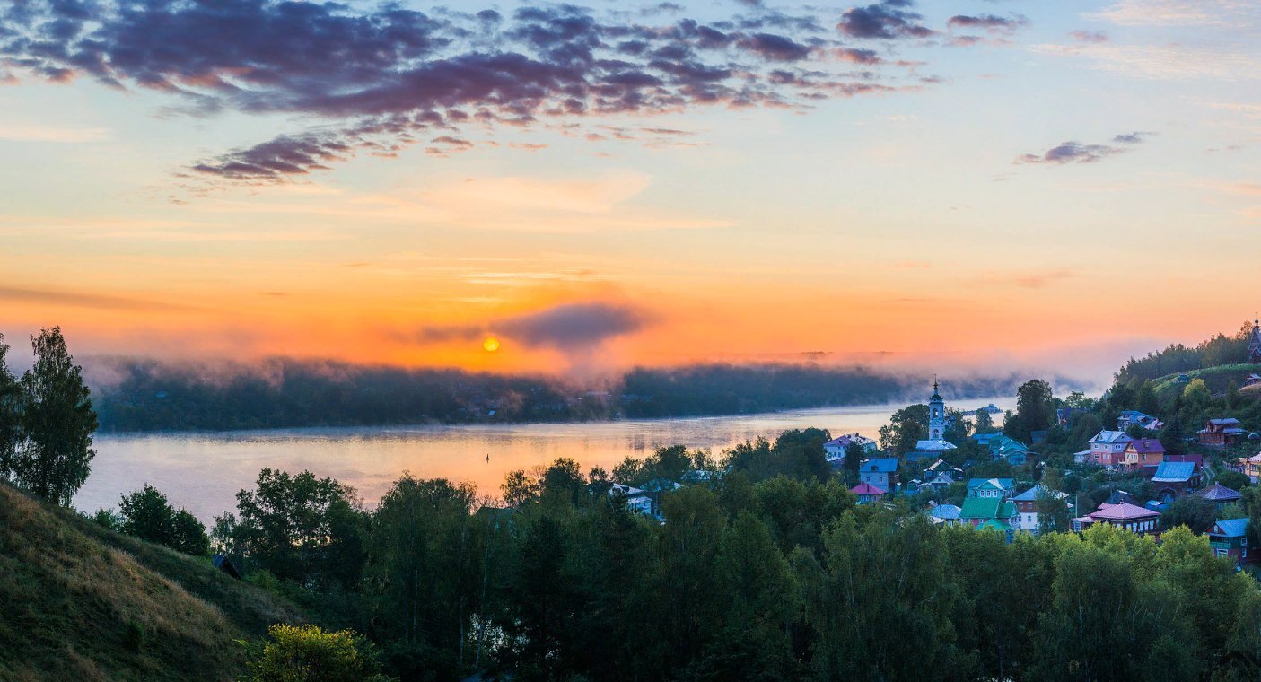 Плес Церковь осень