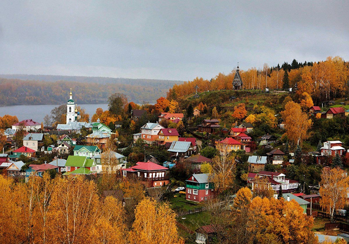 Осенний Плес золотой Плес