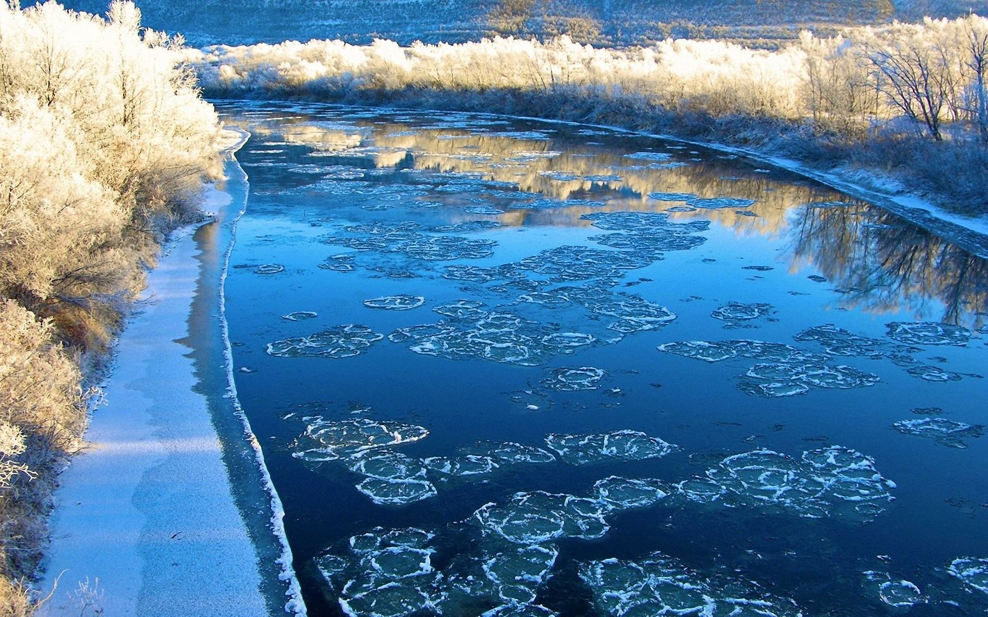 река вода