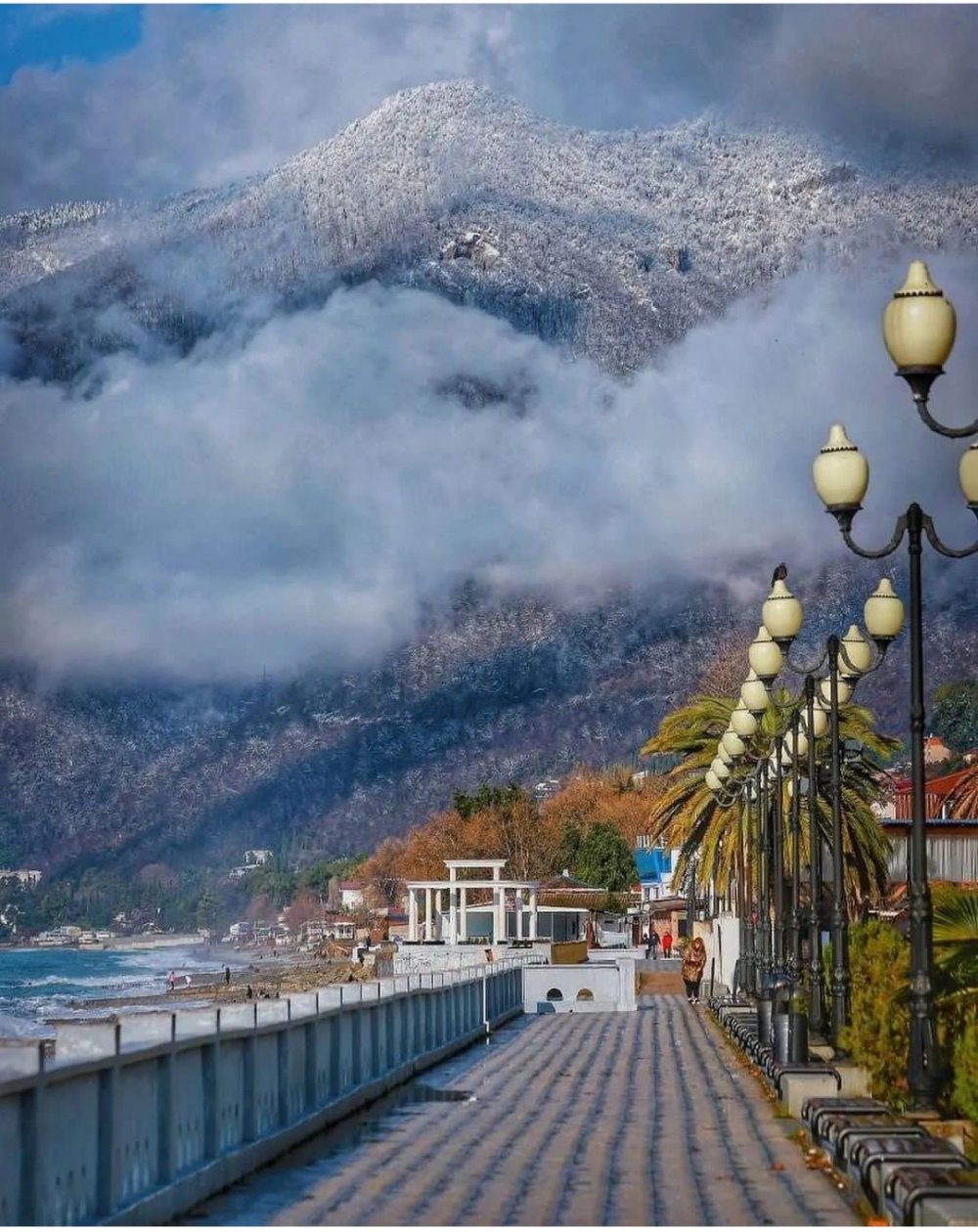 Пляж Гумиста Абхазия