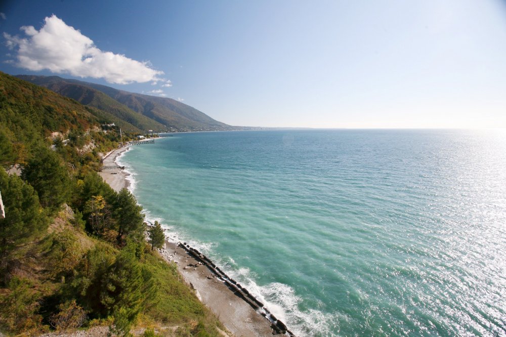 Пицунда Абхазия море 2020