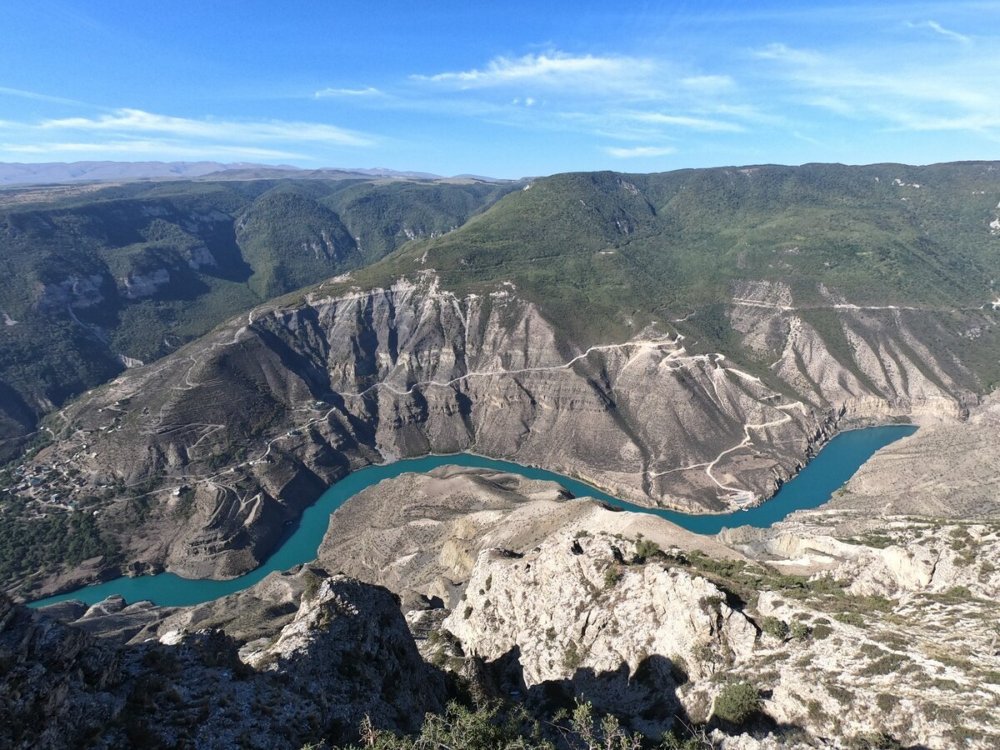 Сулакский каньон поселок Дубки