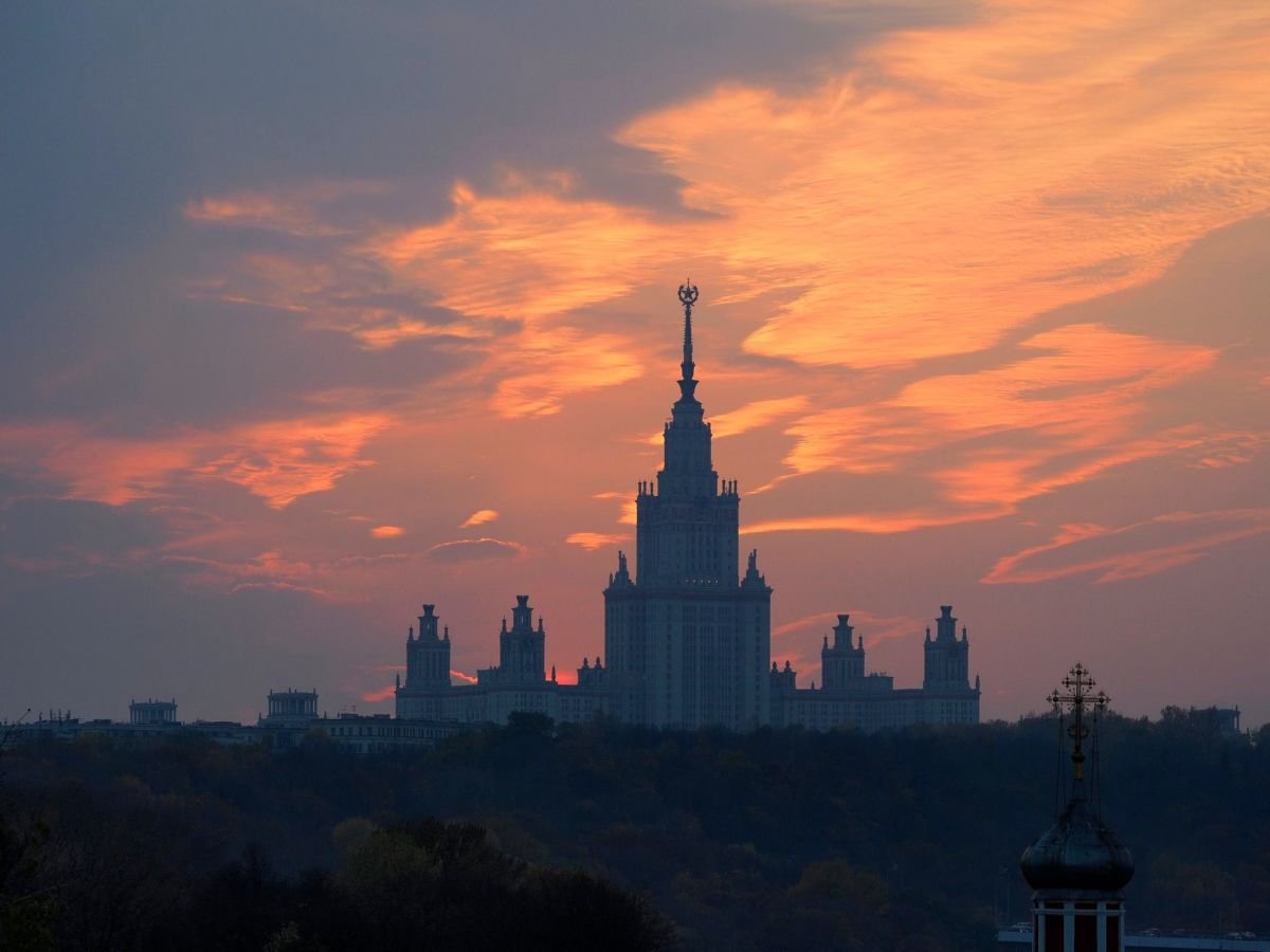 рассвет на воробьевых горах