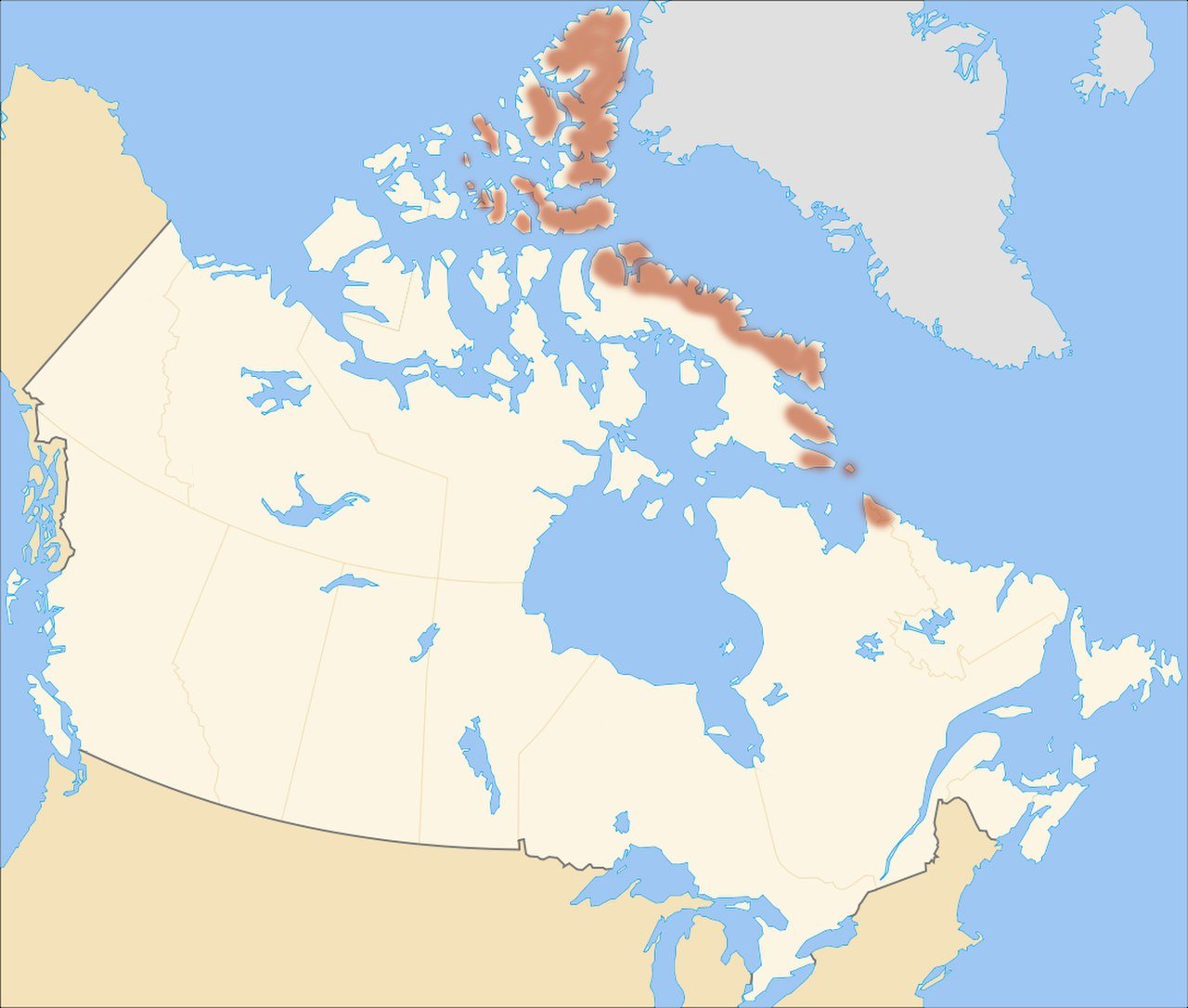 Большие архипелаги северной америки. Остров Баффинова земля на карте. Остров Баффинова земля на карте Северной Америки. Северная Америка остров Баффинова земля. Баффинова земля на карте Северной Америки.