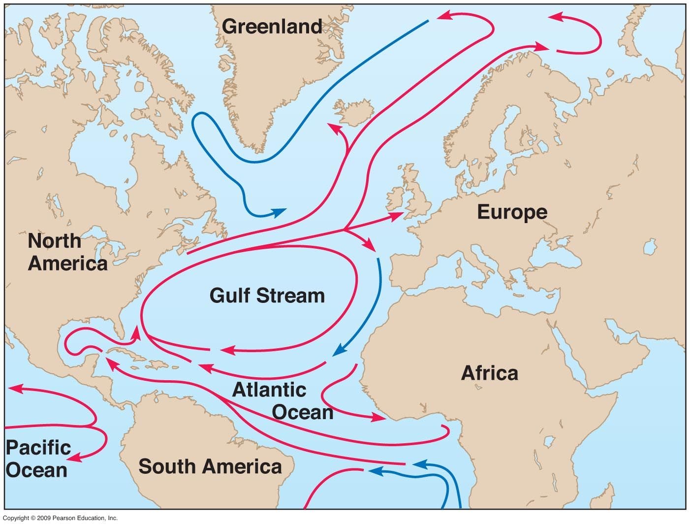 Холодное течение северо ледовитого океана. Гольфстрим течения Атлантического океана. Гольфстрим течение. Течение Гольфстрим на карте. Течение Гольфстрим Северная Америка.