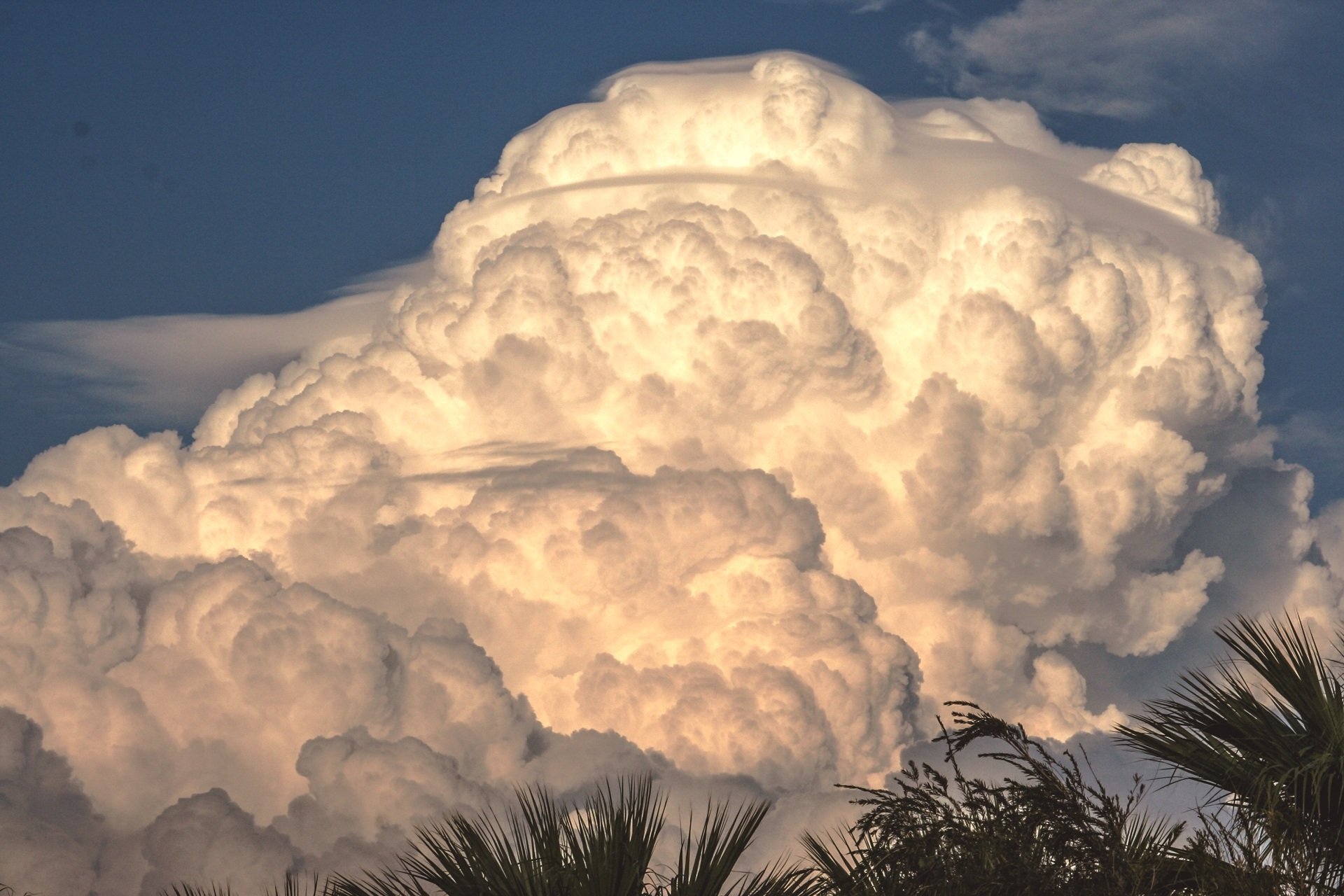 Look at the big cloud