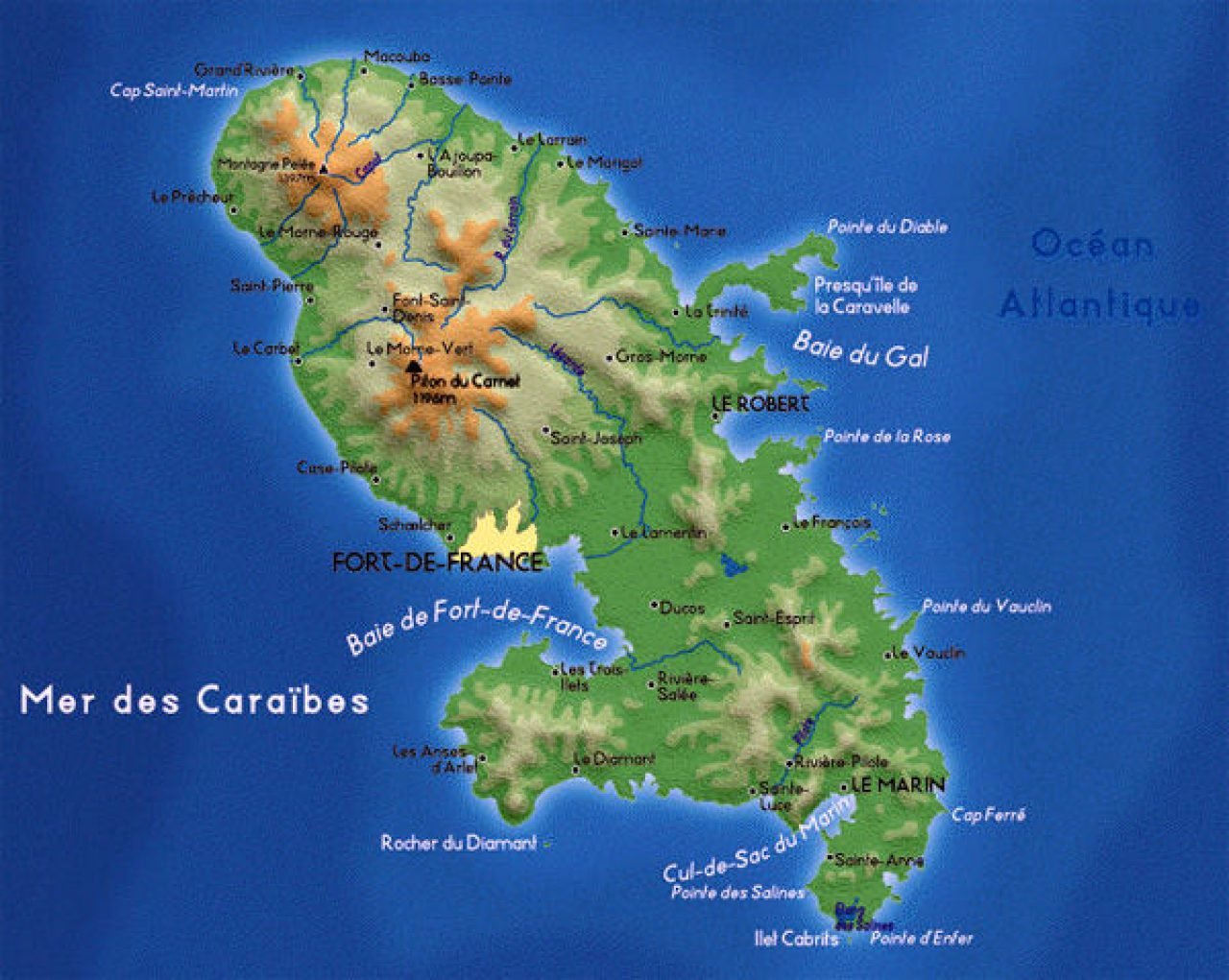 Где находится мартиника. Вулкан Мон-Пеле. Остров Мартиника. Вулкан Монтань Пеле на острове Мартиника на карте.