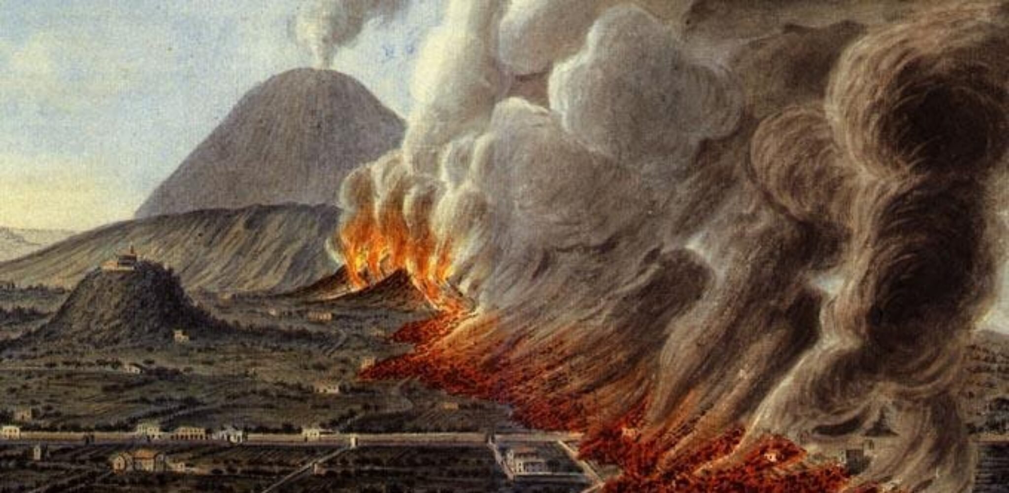 Извержение вулкана уничтожило город. Извержение вулкана Везувия в 79 году. Извержение Везувия Помпеи. Извержение Везувия в 79 Помпеи. Вулкан Везувий извержение Помпеи.