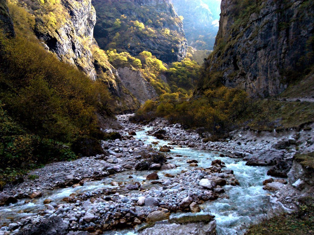 Черекское ущелье верхняя Балкария