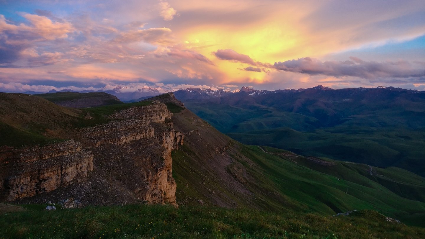 Плато Канжол КБР дорога