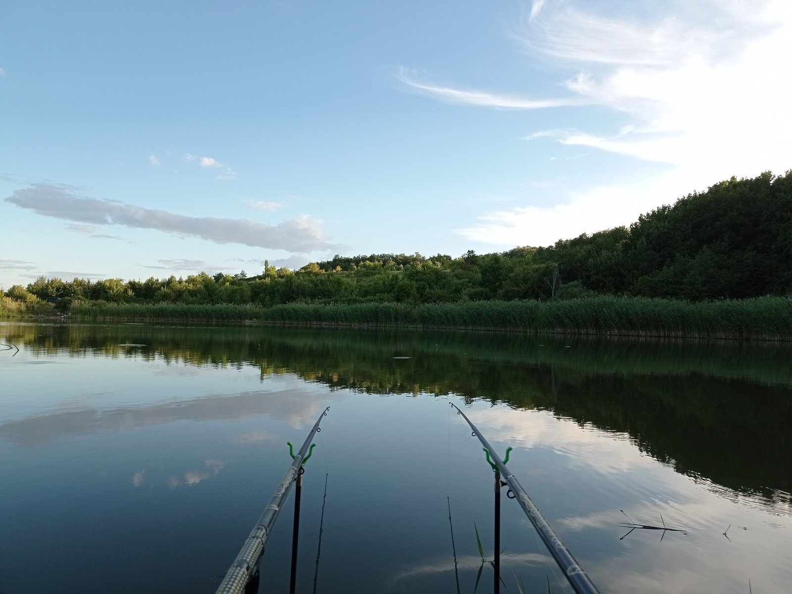 Летние озера рыбалка