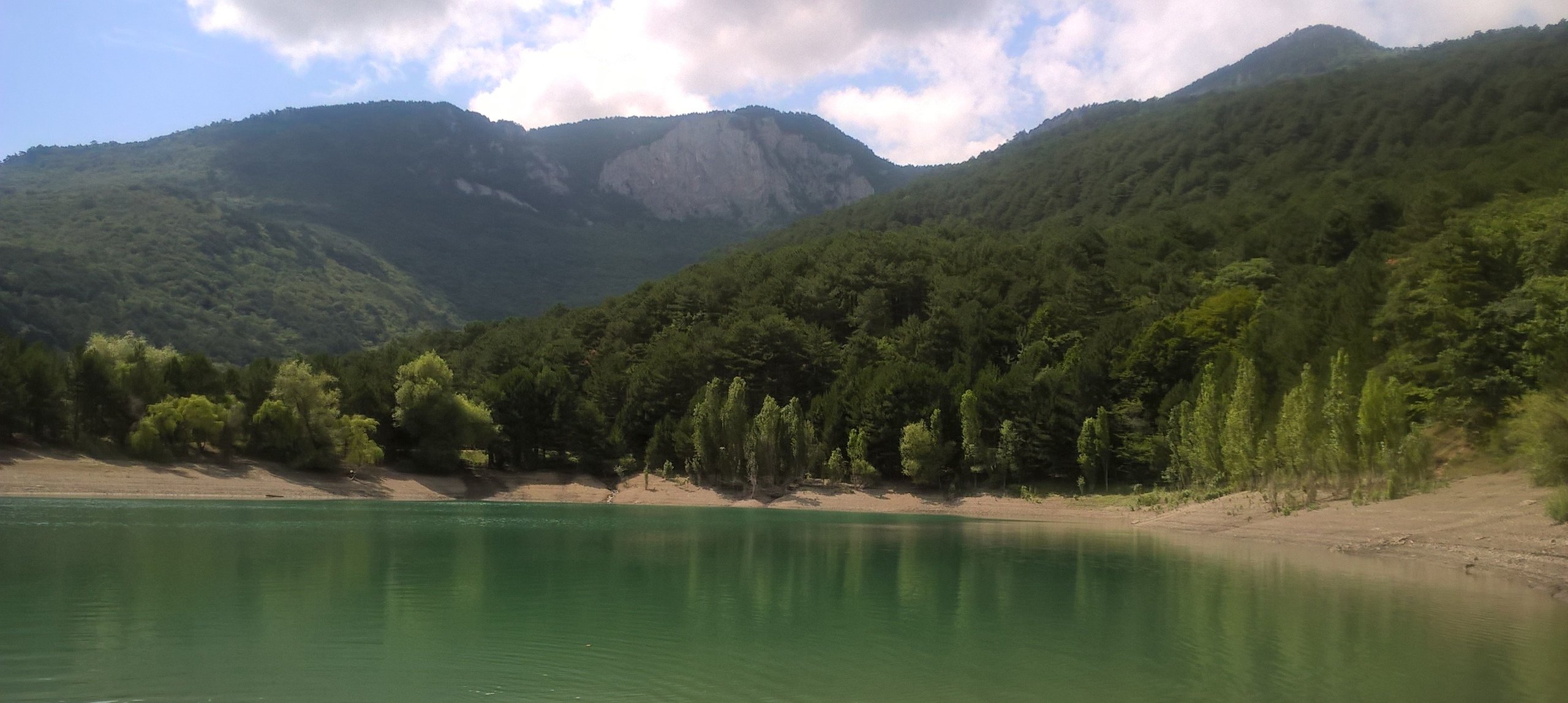 Озеро Юбилейное Крым село Запрудное