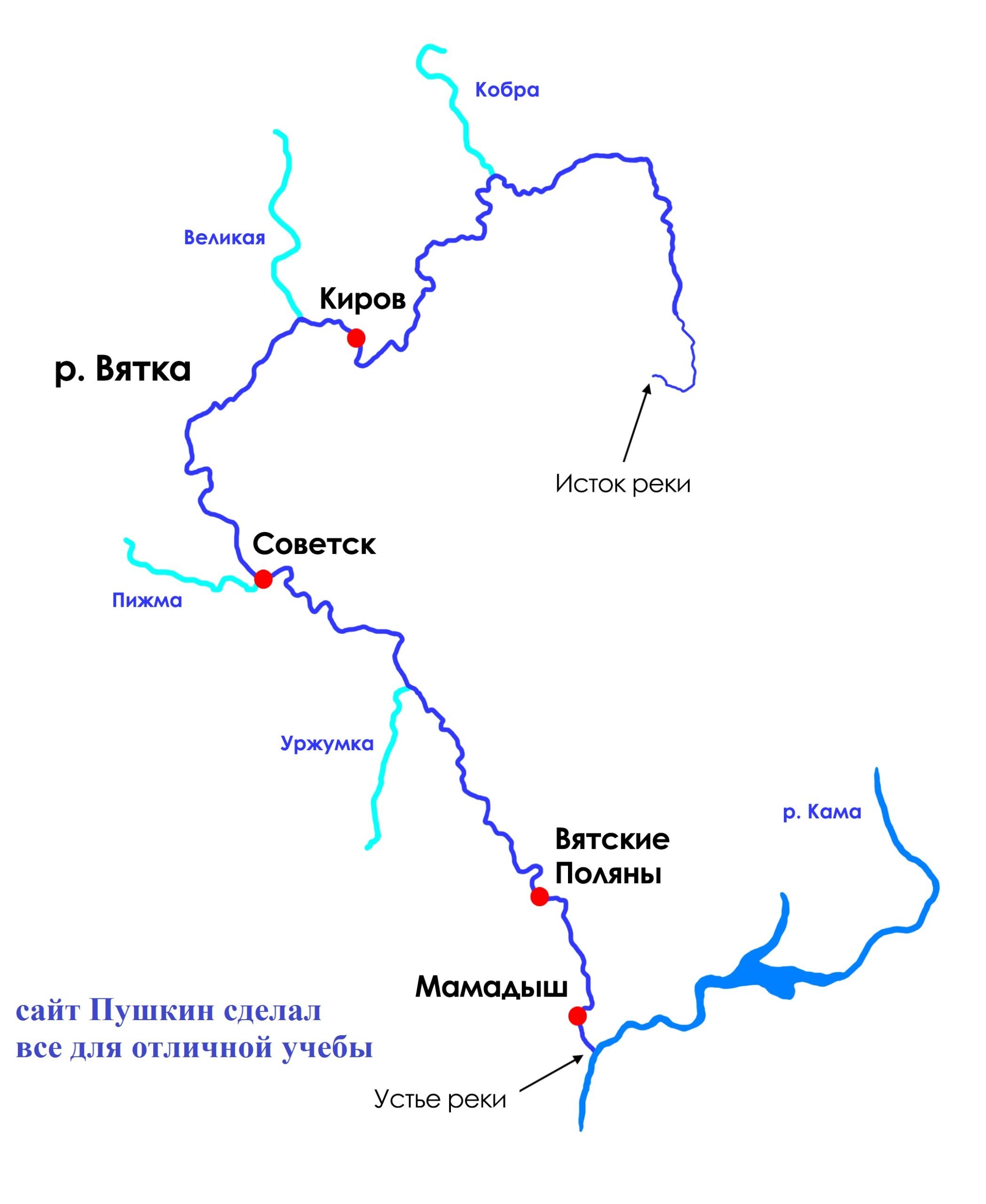 В какую сторону течет урал. Исток реки Вятка в Кировской области на карте. Куда впадает река Вятка Кировской области. Исток реки Вятка в Кировской. Удмуртия реки Кама и Вятка карта.
