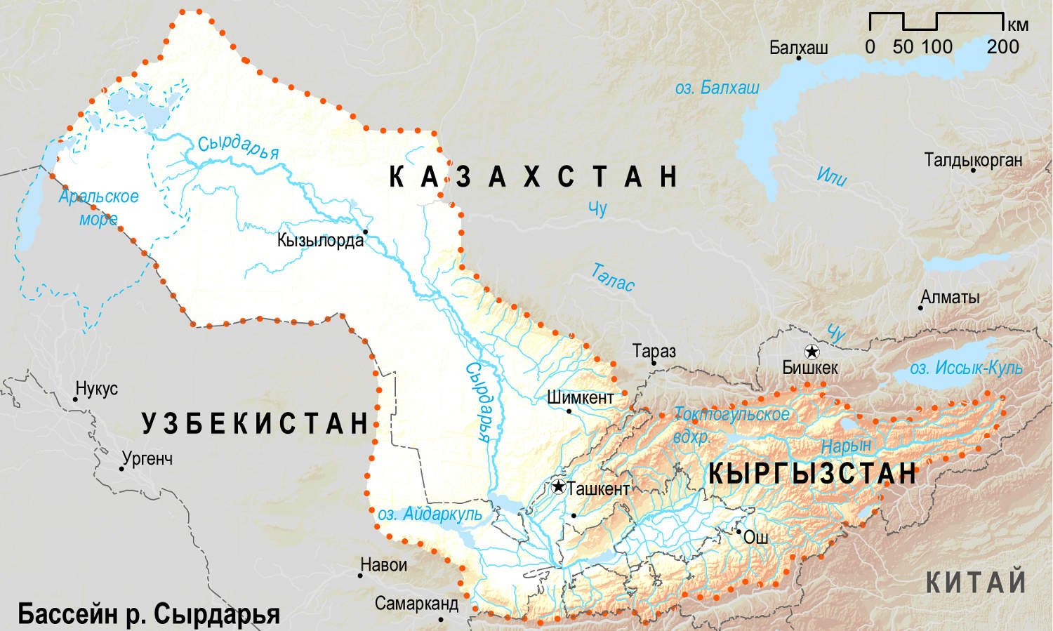 река чу в казахстане