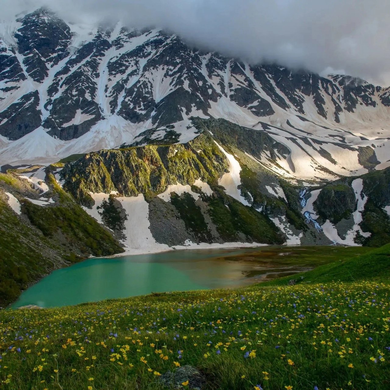 Эльбрус озеро Кабардино Балкария