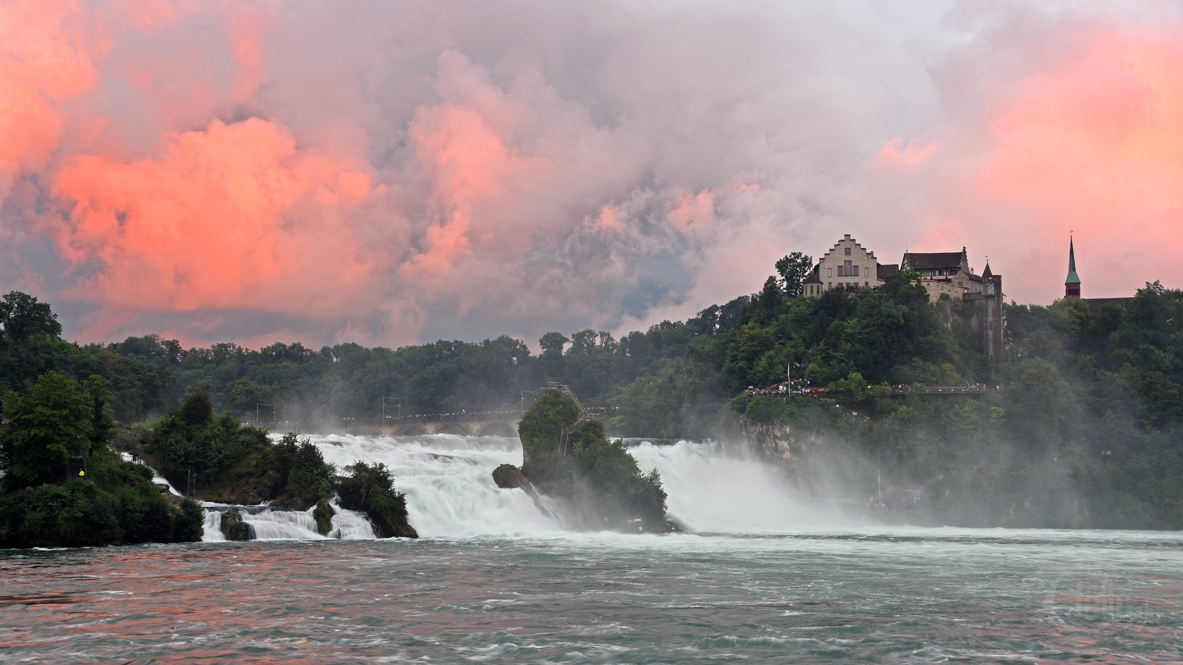 рейнский водопад швейцарии