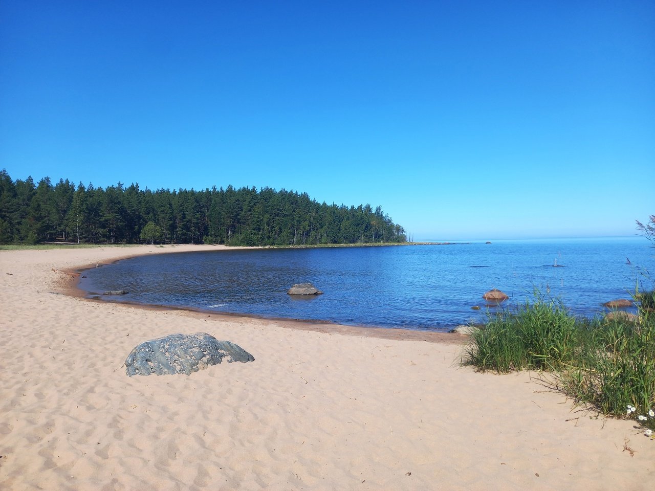 пляж коккорево