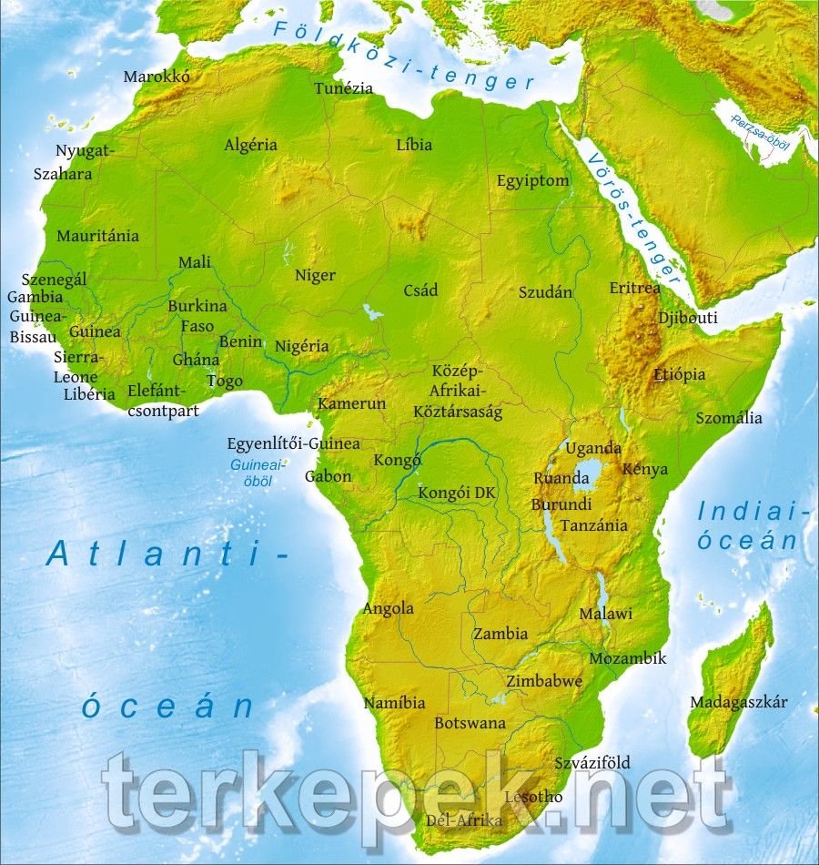 Океан на юге африки. Африка материк на карте и континенты. Озеро Танганьика на карте Африки.