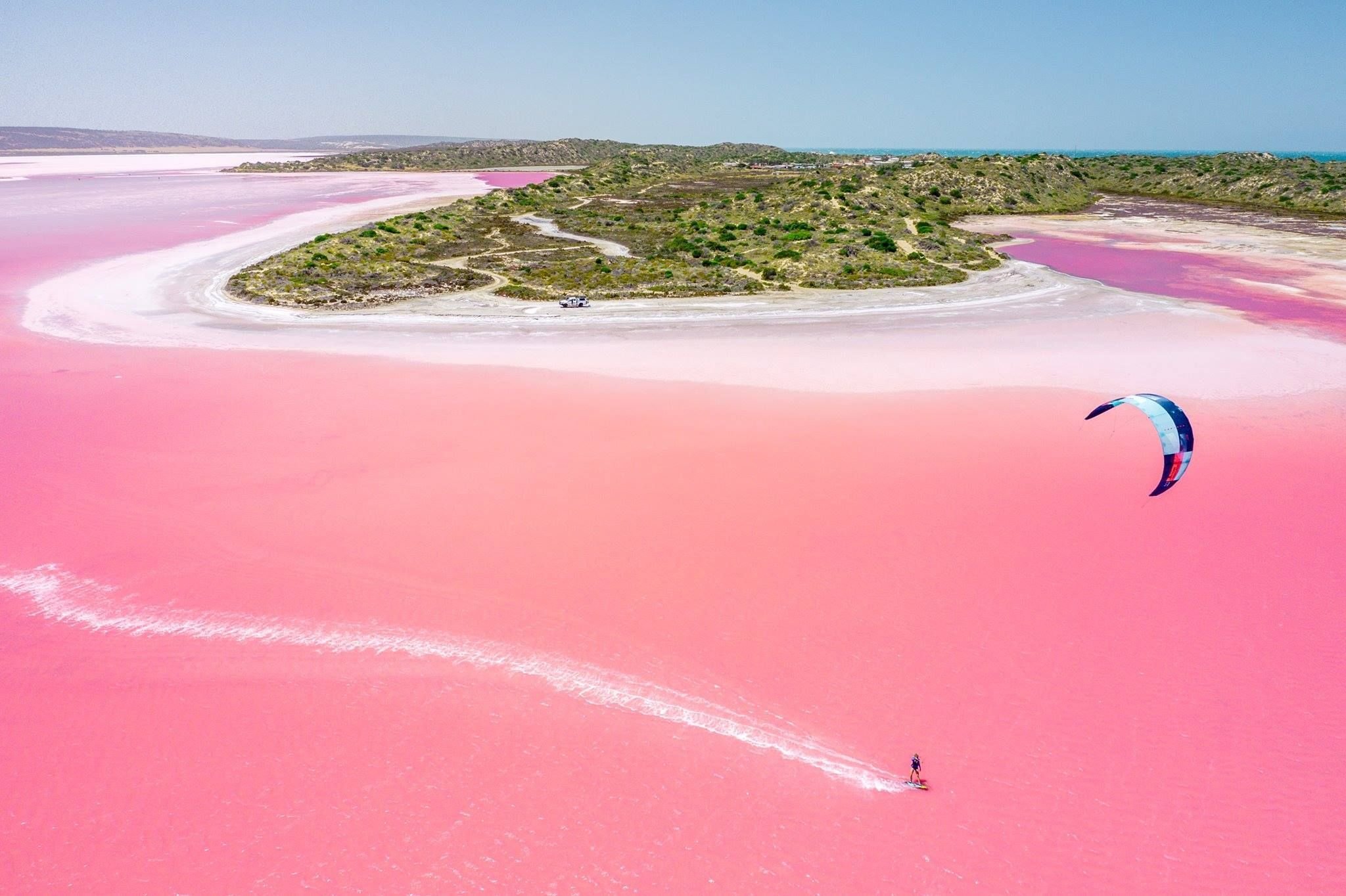Водоем который окрашивается в нежно розовый цвет. Озеро Хиллер (остров Миддл). Озеро Хиллер (hillier), Австралия. Розовое озеро Хиллер Австралия. Озеро Лагуна Хатт Австралия.