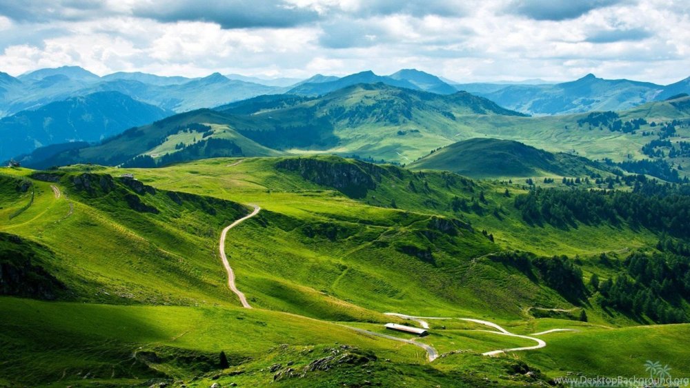 Панорама горы Грузия