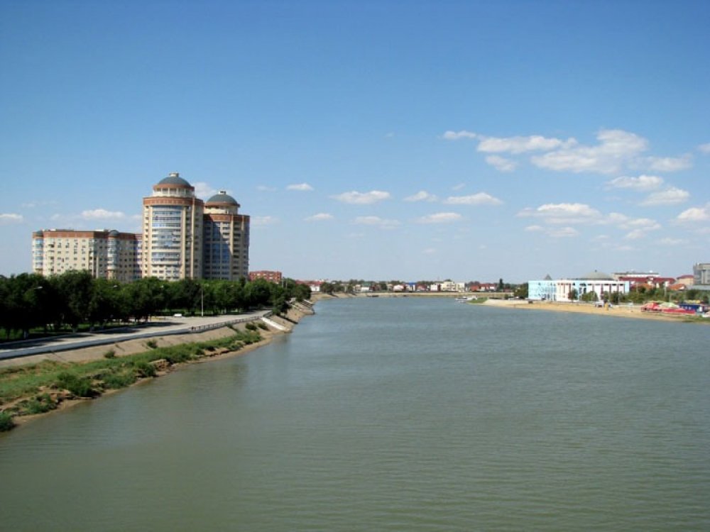 Река Урал Атырау