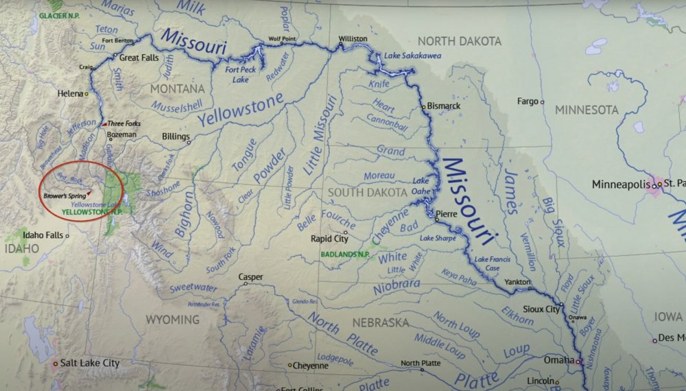 Река Маккензи на карте