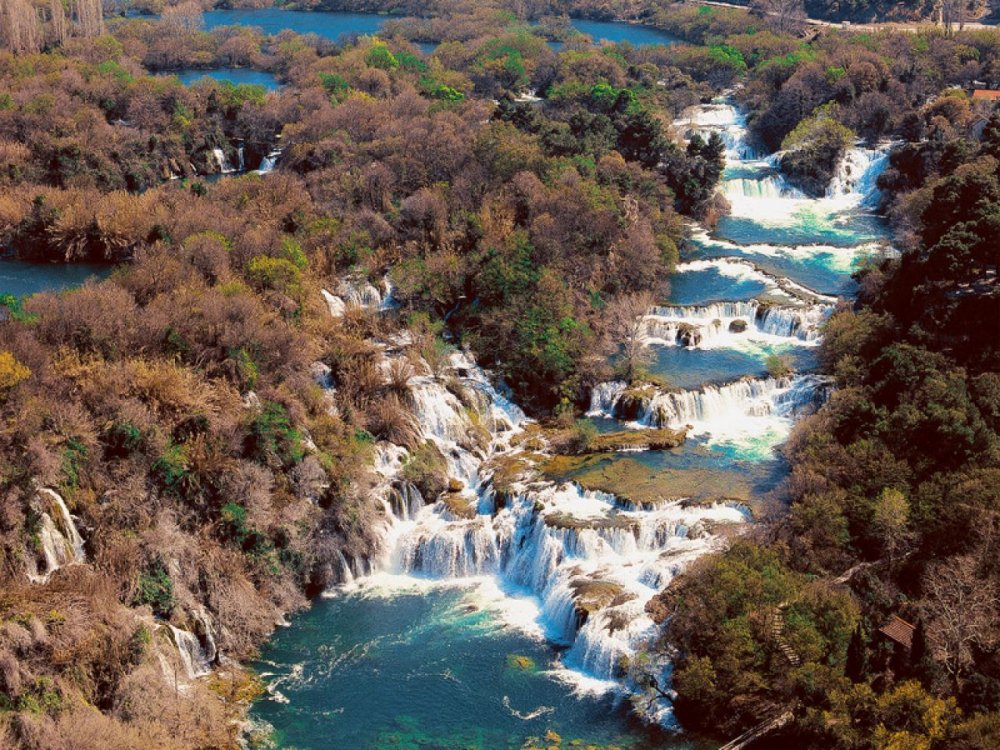 Хорватия водопады КРКА Плитвицкие озера