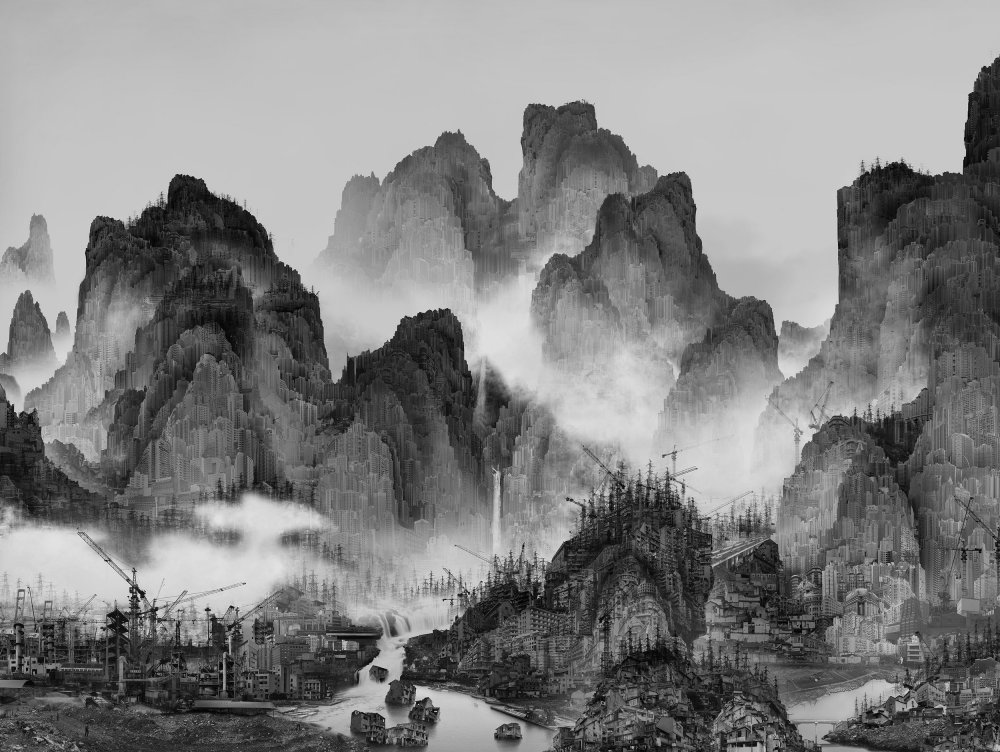 Китайская живопись горы