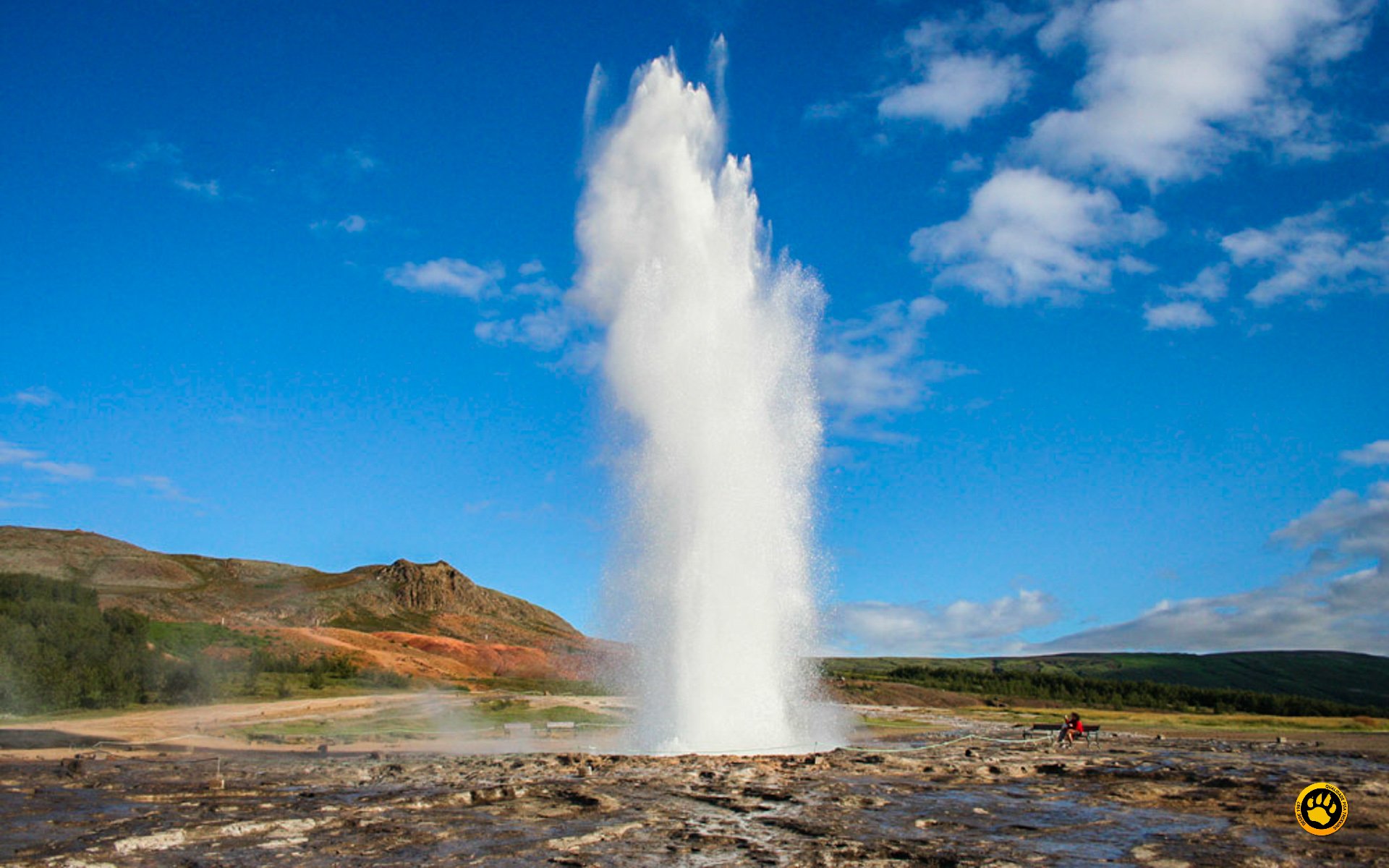 Вода гейзеров исландии. Великий Гейсир Исландия. Долина гейзеров Исландия. Гейзер Гейсир. Большой Гейзер в Исландии.