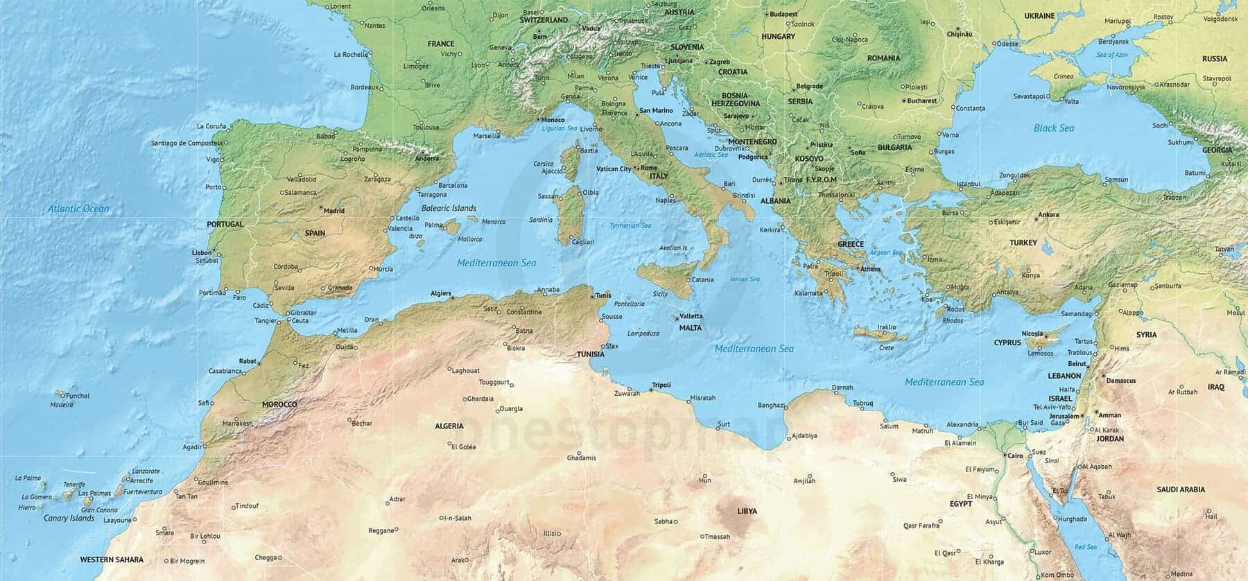 Как сейчас называется море франков. Бассейн Средиземного моря на карте. Черное и Средиземное море на карте. Морские границы Средиземного моря. Акватория Средиземного моря.