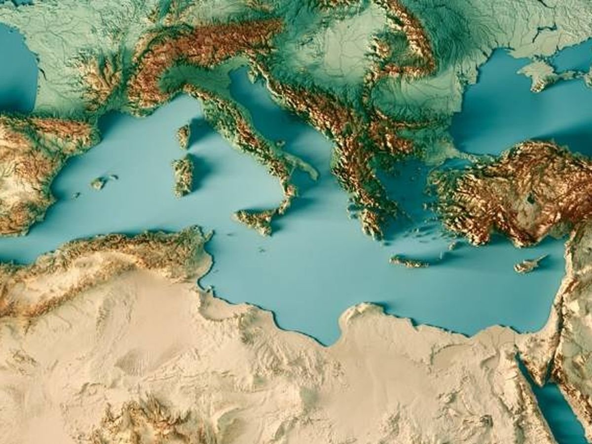 фото средиземное море с космоса