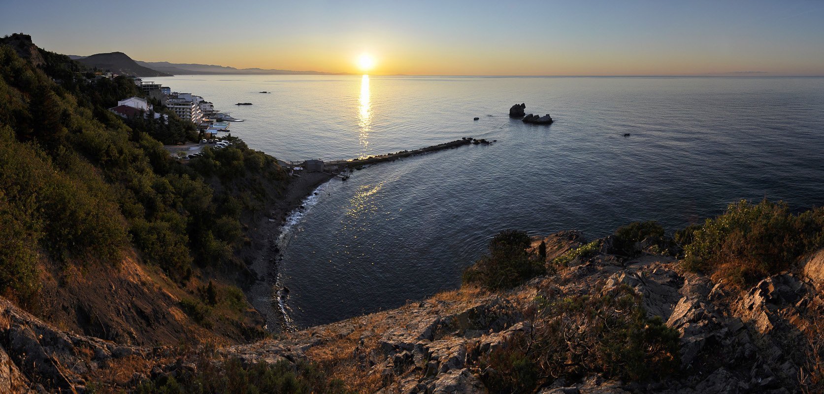 Чёрное море Крым Алушта