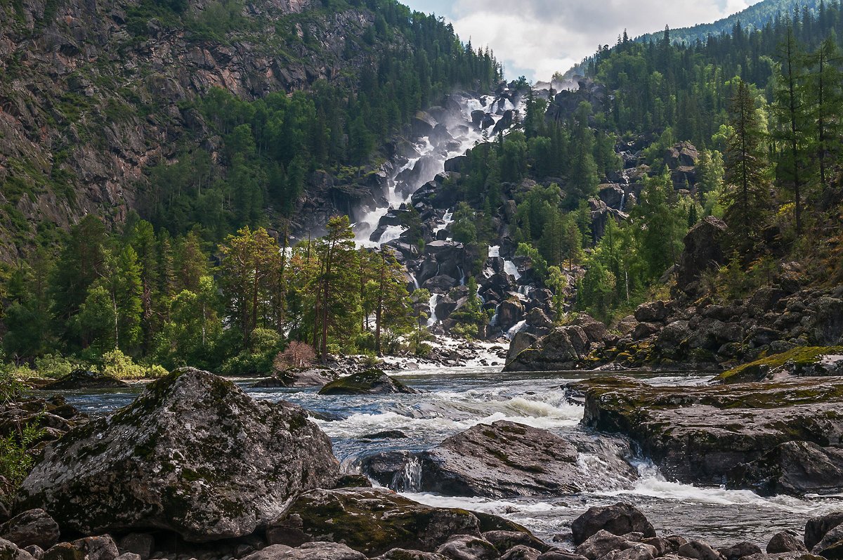 Река Чульча горный Алтай