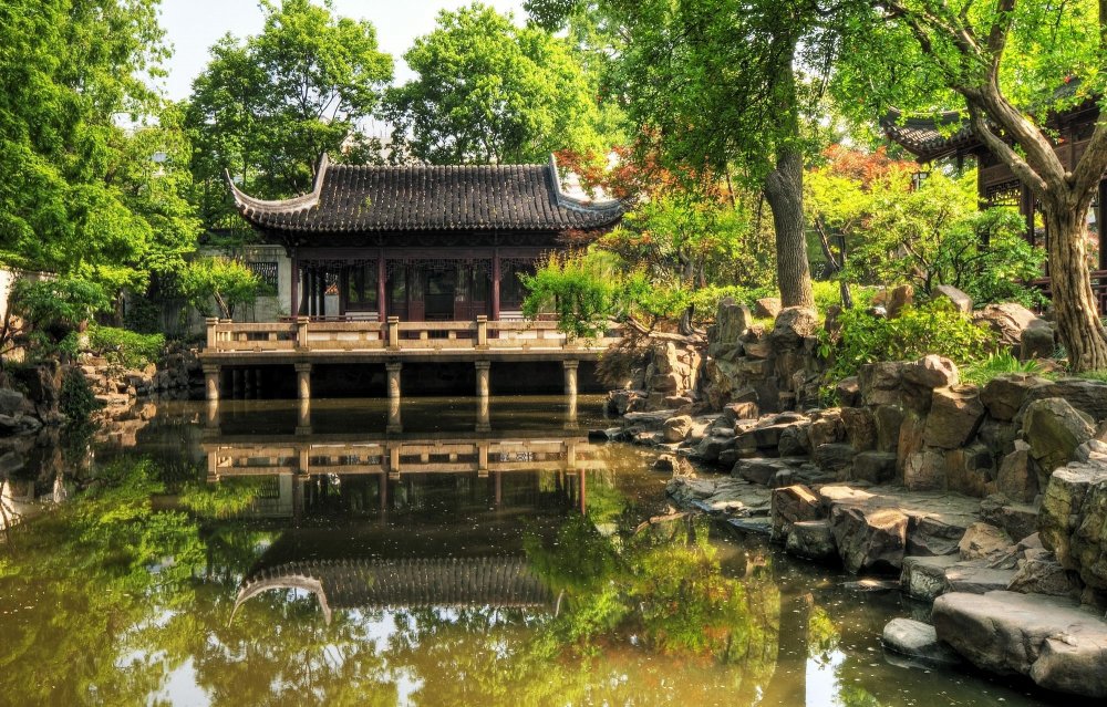 Шанхай парк Юйюань
