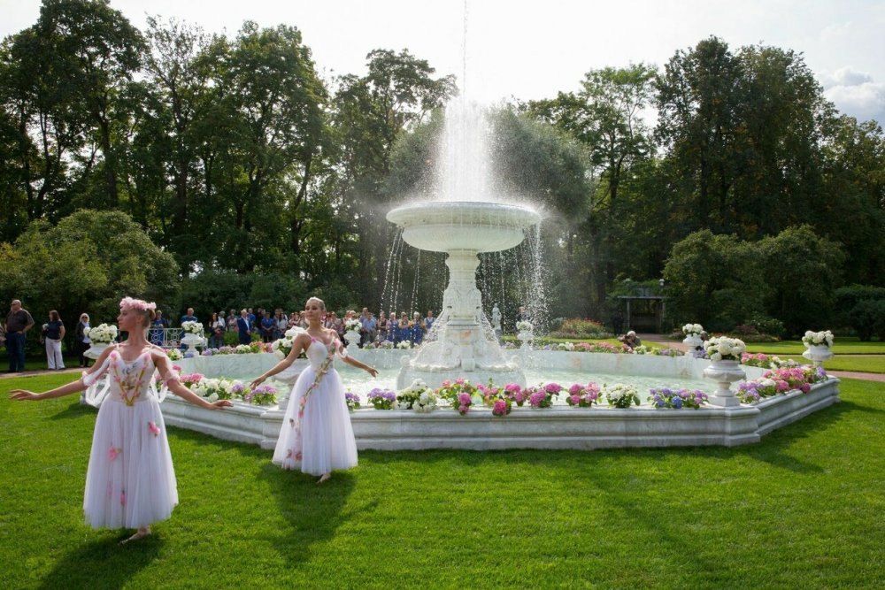 Екатерининский парк Царское село фонтан