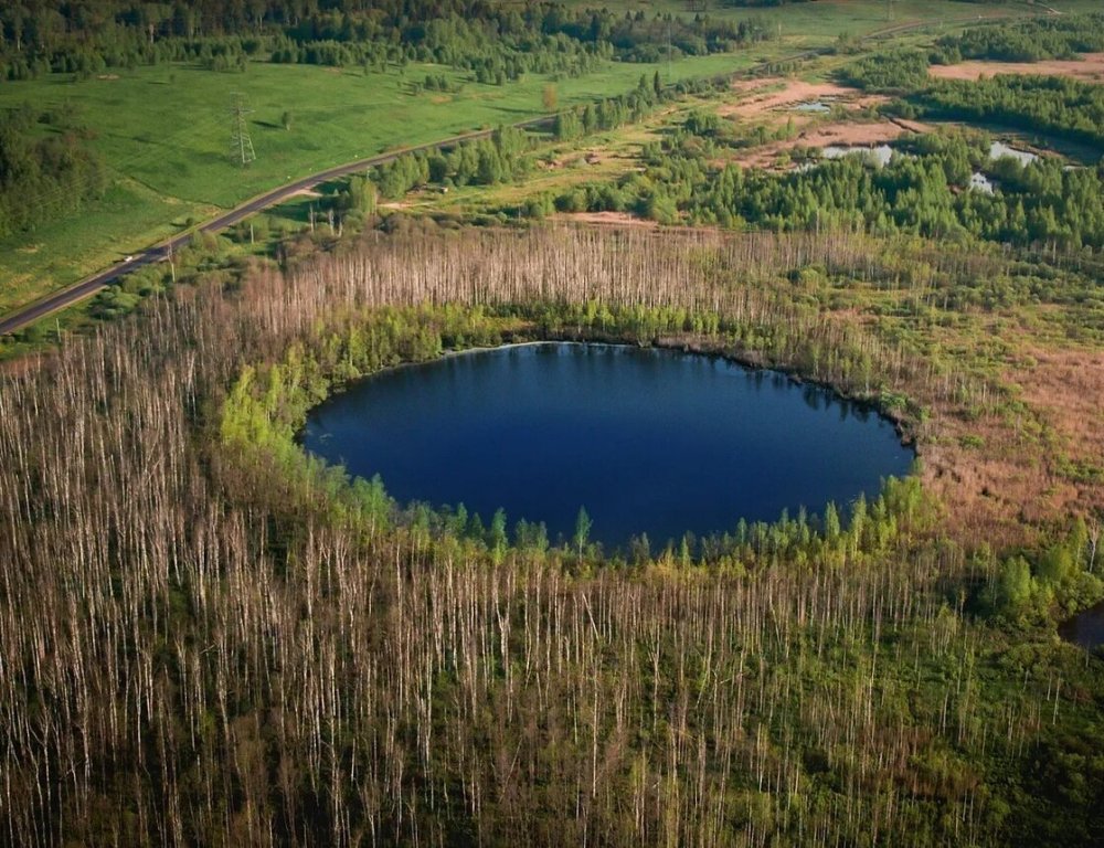 Круглое озеро в Солнечногорске