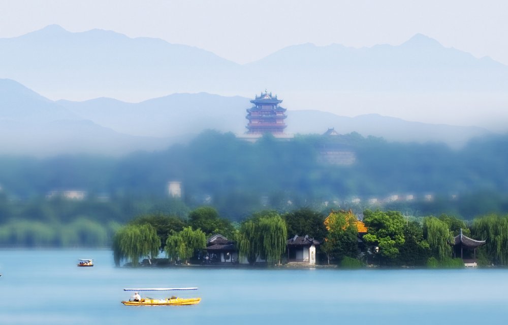 Ган Ван озеро в Китае