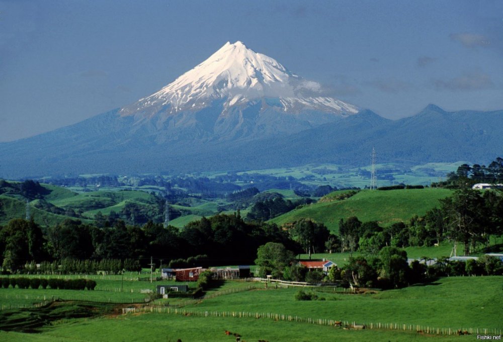 Гора Эгмонт новая Зеландия