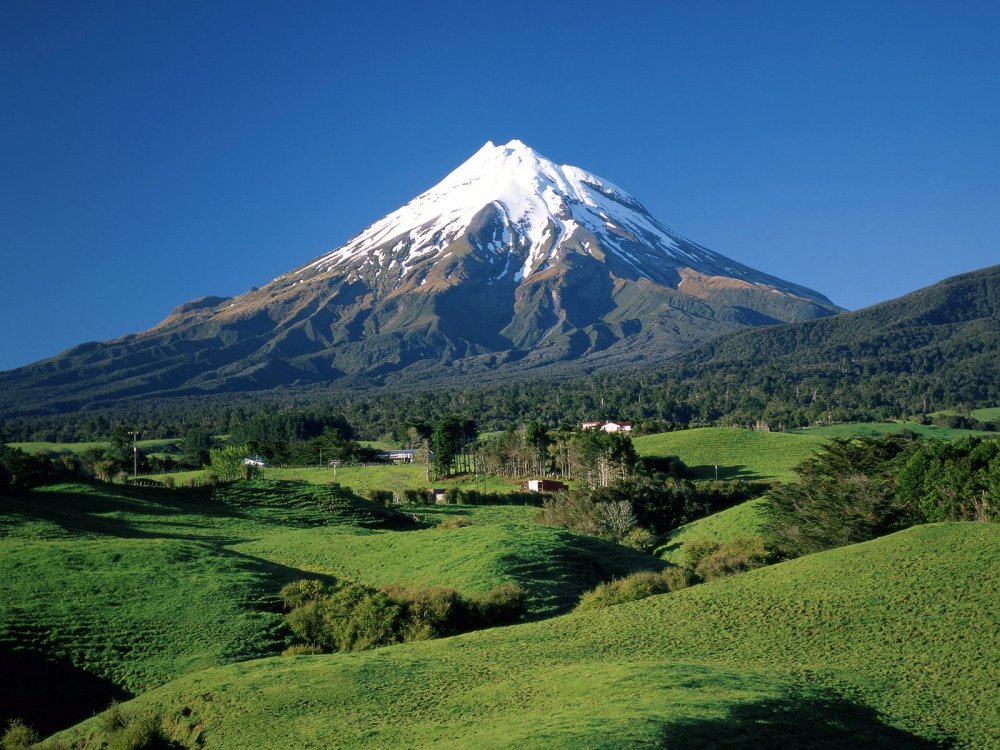 Новая Зеландия вершина горы