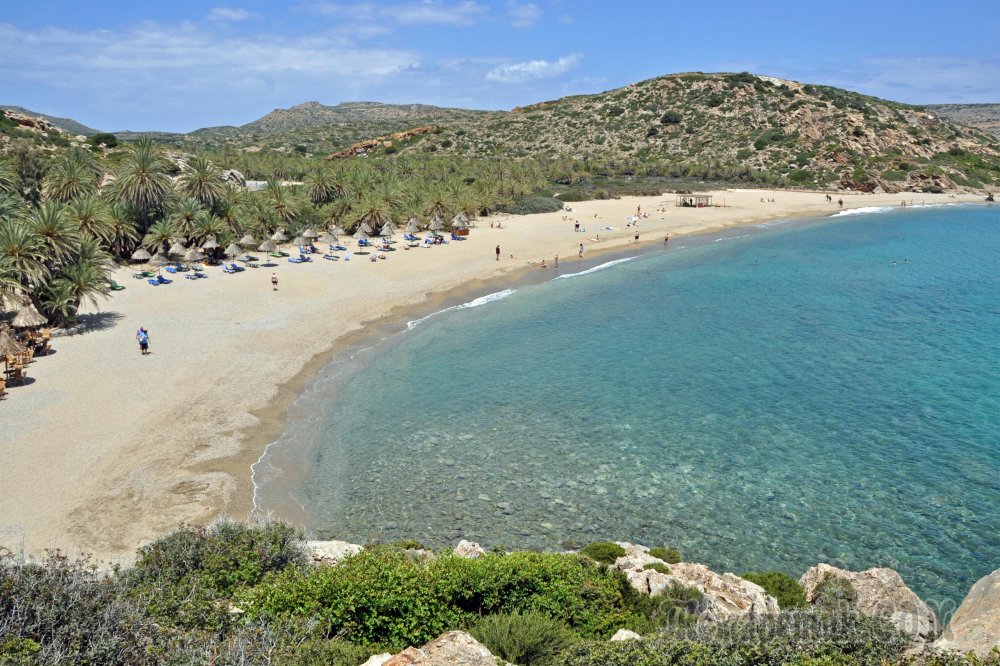 Крит остров пальмовый пляж ВАИ