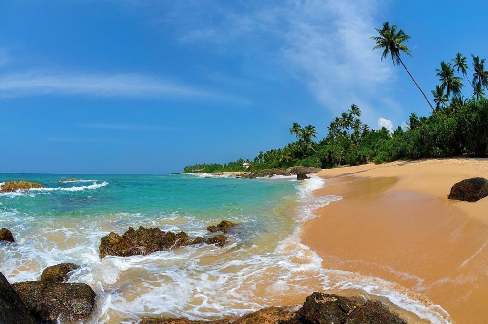 Побережье острова Шри Ланка