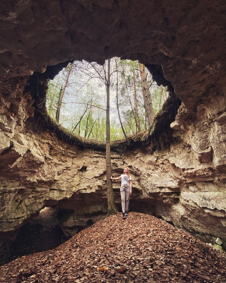 Ичалковские пещеры в Нижегородской области фото