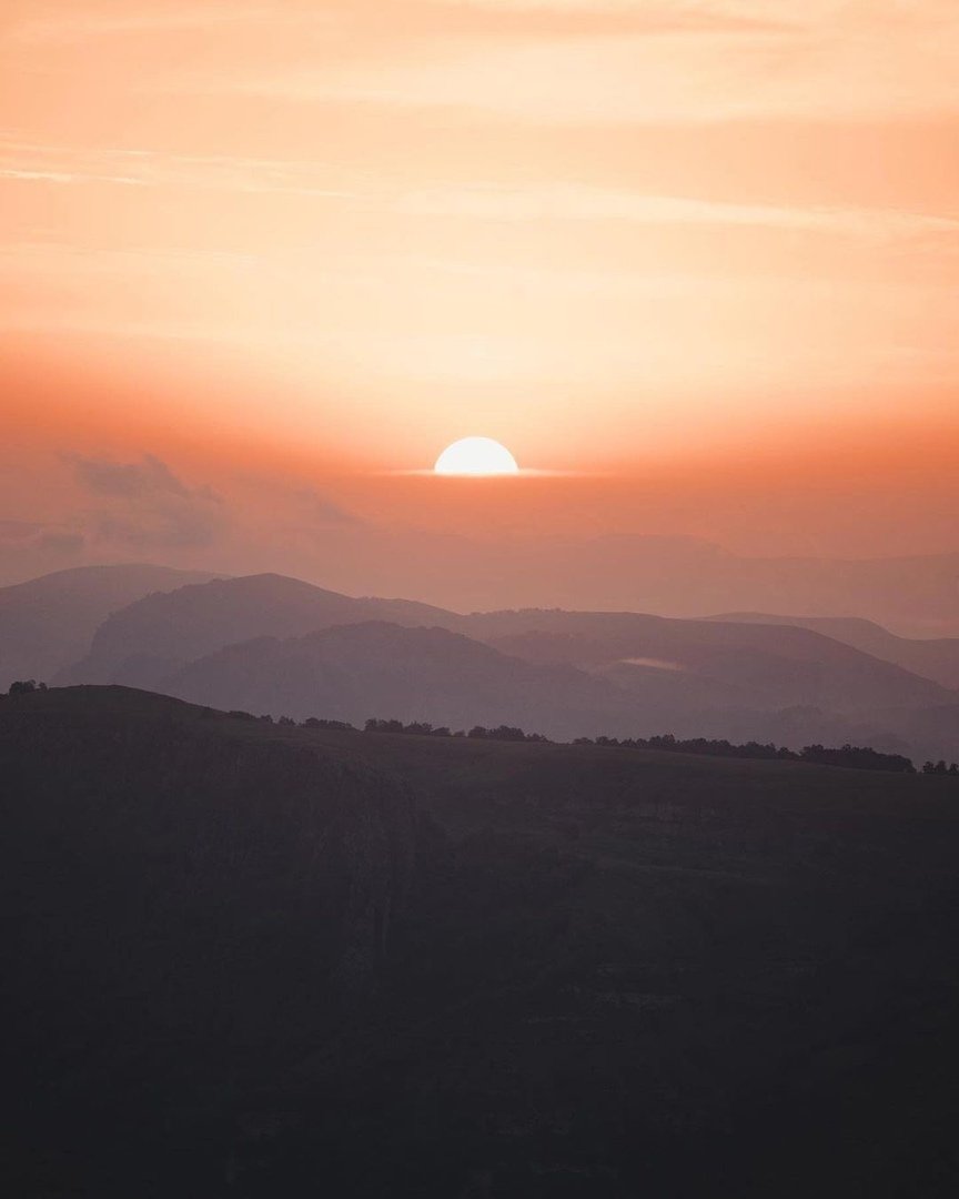 Восход в Домбае показать картинки солнца