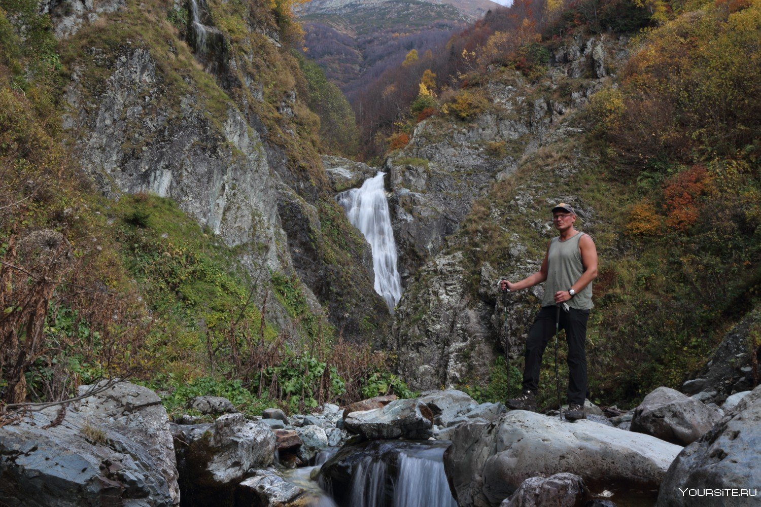 Водопад шумный Ергаки