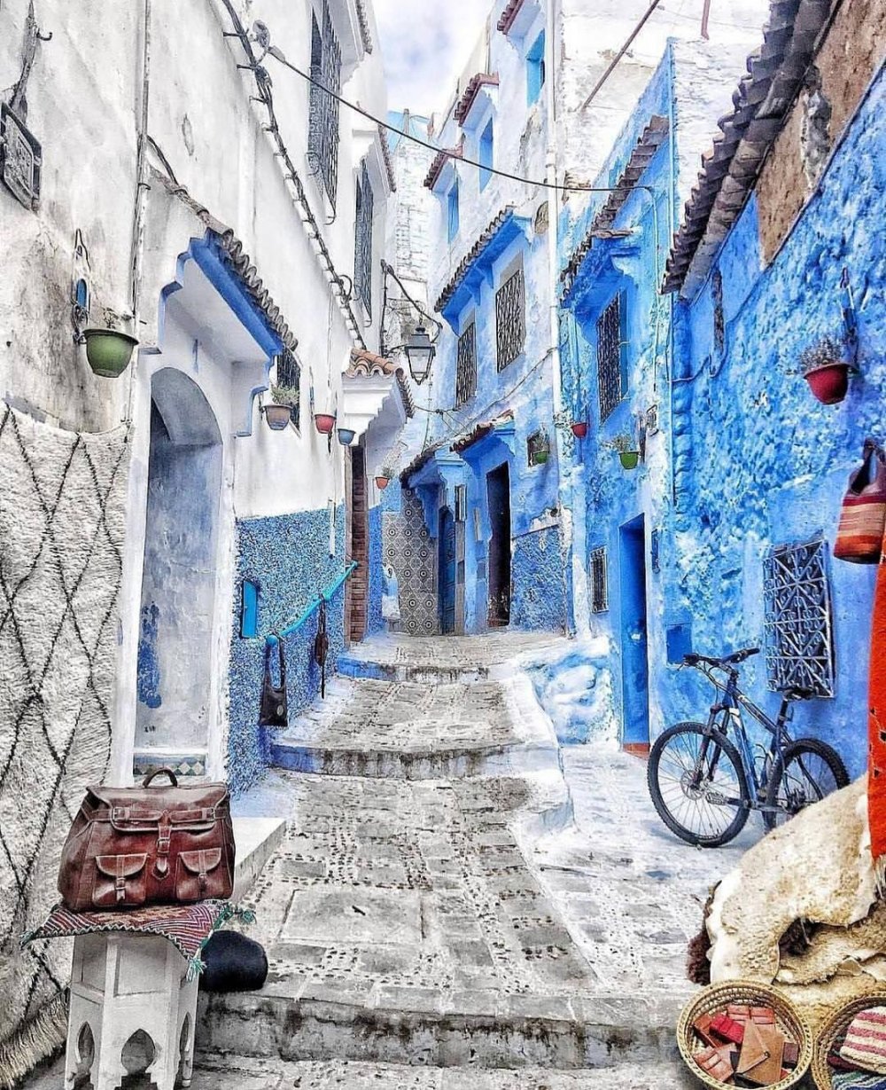 Марокко Шефшауэн улицы