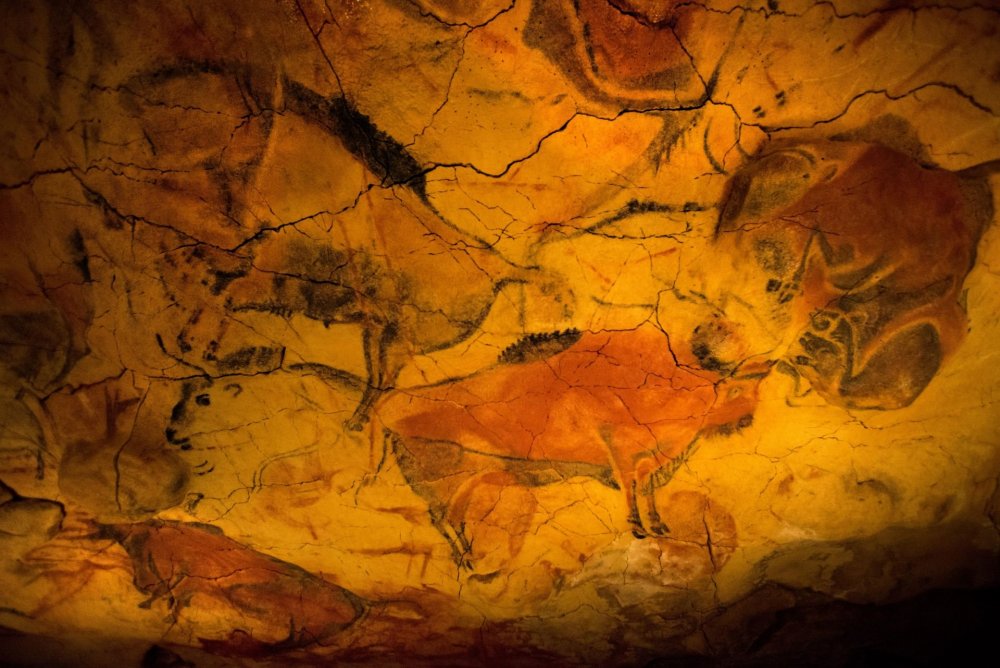 Бизон роспись пещеры Альтамира