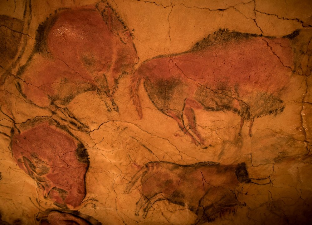 Бизон роспись пещеры Альтамира