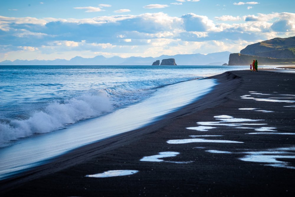 Тихий океан Камчатка Халактырский пляж